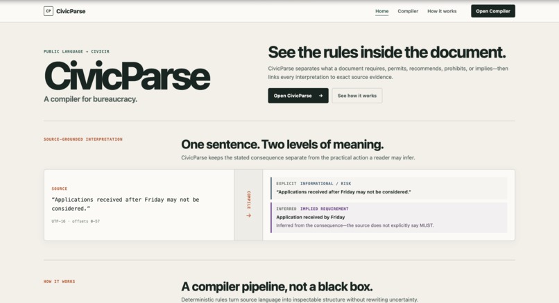 CivicParse – screenshot 5