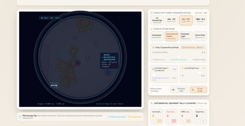 NephroLens: Interactive Microscopic Urinalysis  – screenshot 3