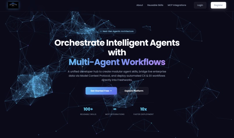 agent X platform – screenshot 1
