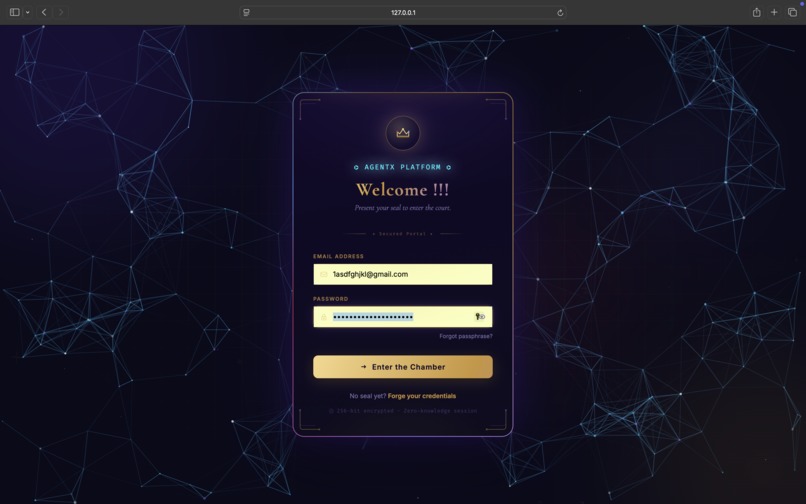 agent X platform – screenshot 6