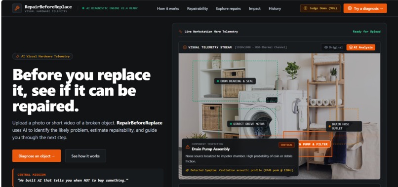 RepairBeforeReplace – screenshot 1