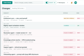 Docket — AI-Native Change Governance