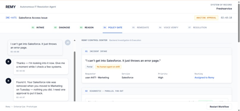 Remy - The Resolution Agent – screenshot 1