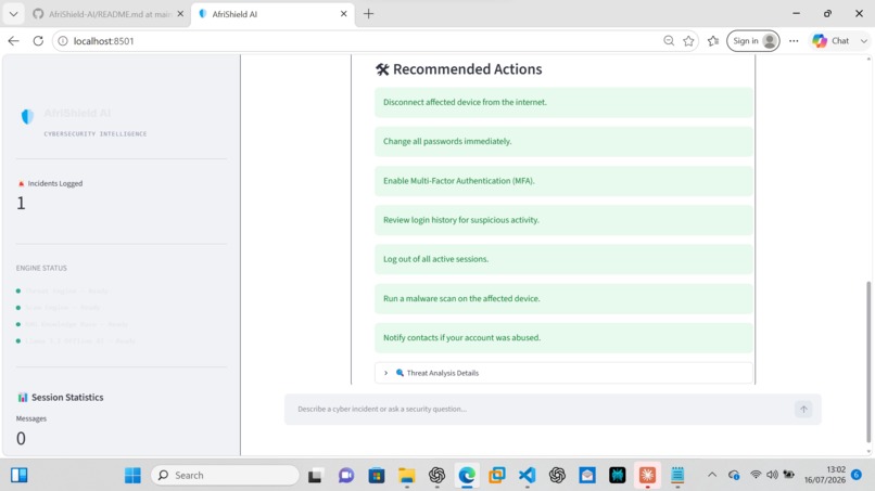AfriShield Assistant – screenshot 1