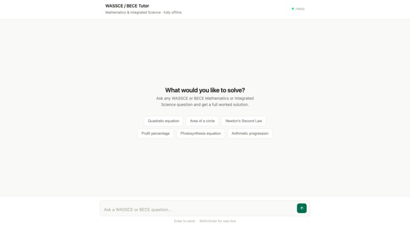 WASSCE Sage — Offline Math & Science Tutor – screenshot 2