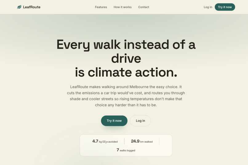 Leafroute – screenshot 1