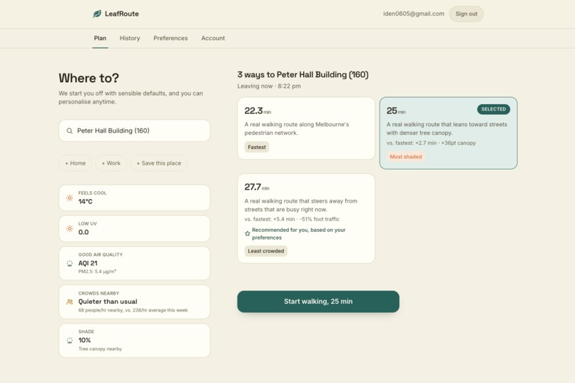Leafroute – screenshot 3