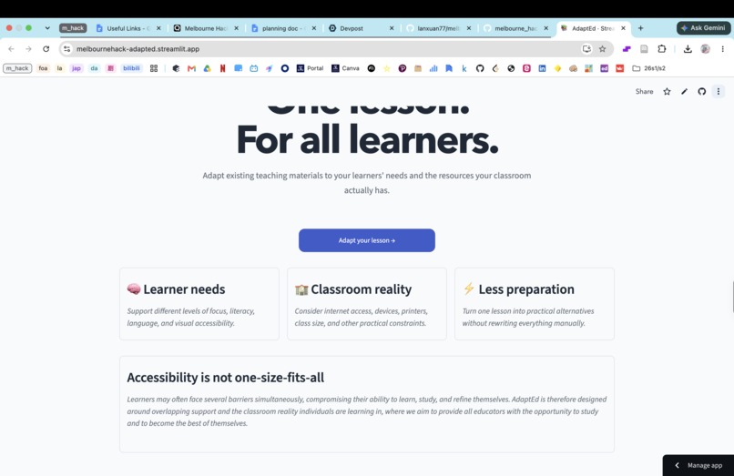 AdaptEd – screenshot 3