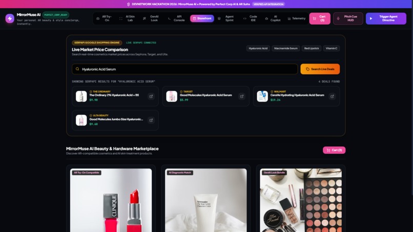 MirrorMuse AI — Autonomous Beauty & AR Concierge – screenshot 4