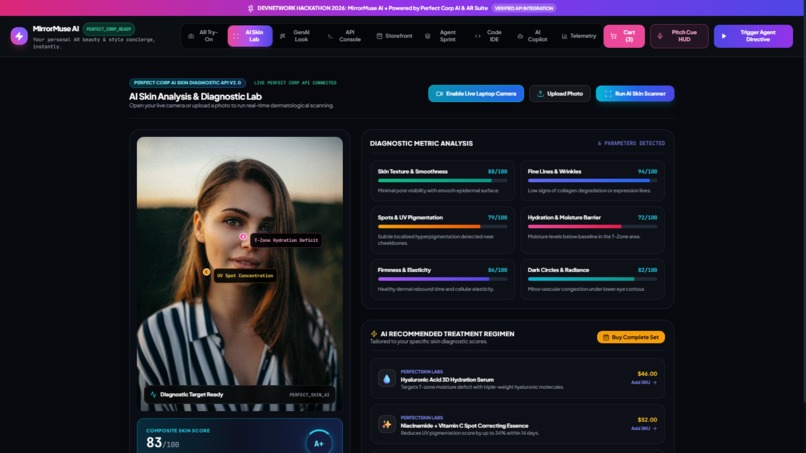MirrorMuse AI — Autonomous Beauty & AR Concierge – screenshot 2