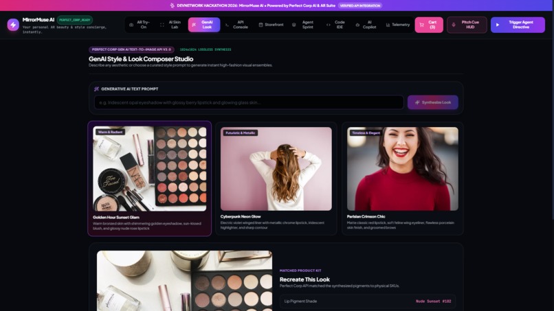 MirrorMuse AI — Autonomous Beauty & AR Concierge – screenshot 3