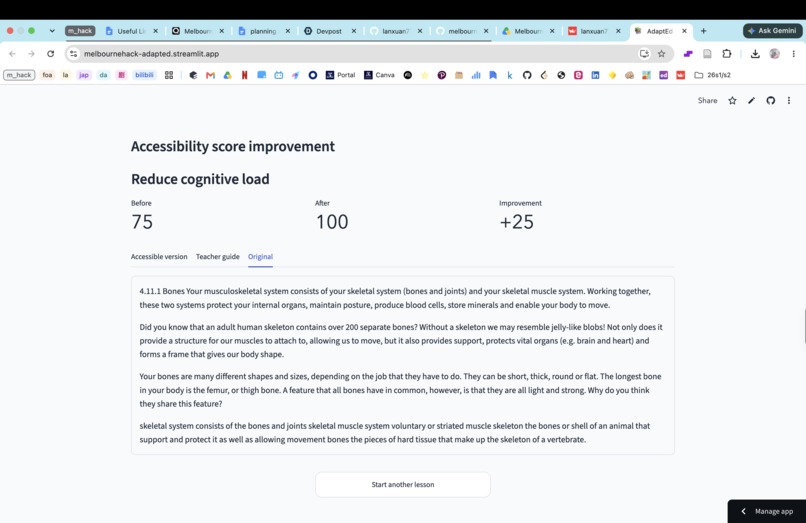 AdaptEd – screenshot 8