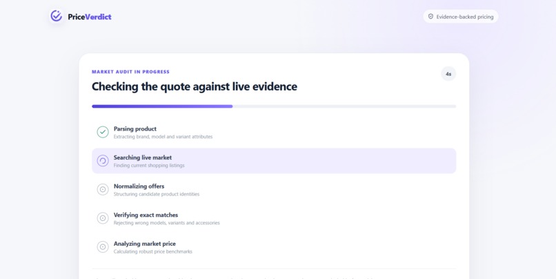 PriceVerdict – screenshot 2