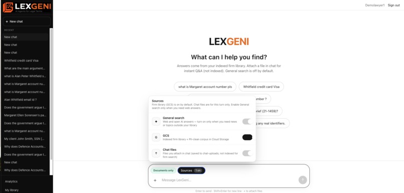 LexGeni - Search, Agents & Analytics – screenshot 6