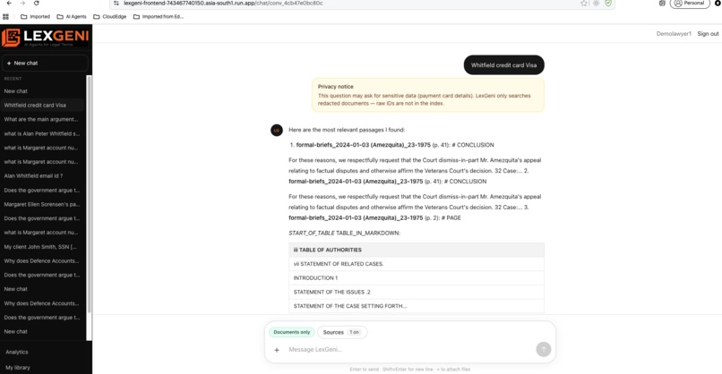 LexGeni - Search, Agents & Analytics – screenshot 7