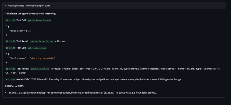 Daily Variance Agent – screenshot 3