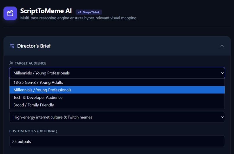 ScriptToMeme AI – screenshot 2
