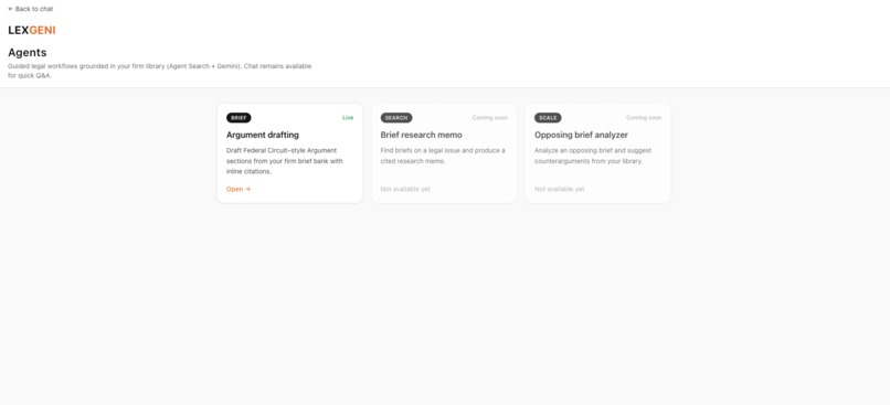 LexGeni - Search, Agents & Analytics – screenshot 8