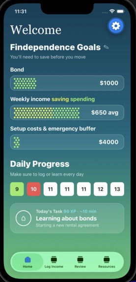 Findependence – screenshot 2