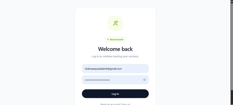 Recovr  – screenshot 1