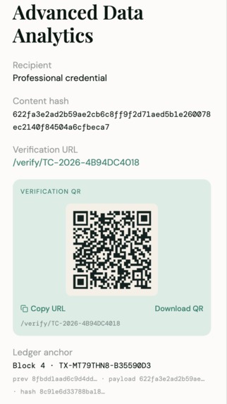 TrustChain — Tamper-Proof Document Verification Platform – screenshot 4