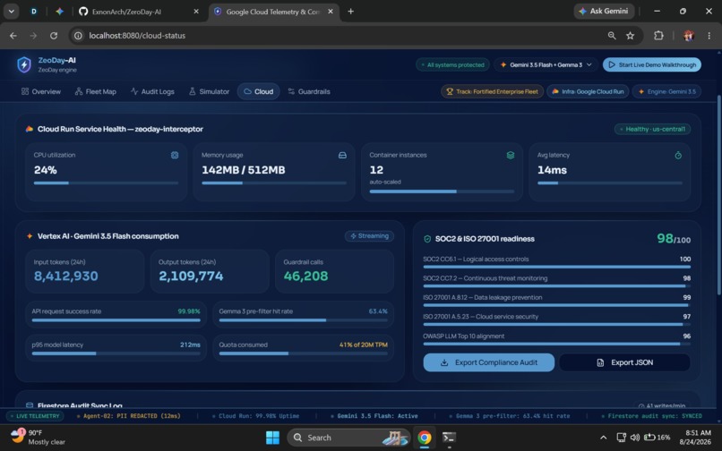 ZeroDay AI — Autonomous Vulnerability Patching System – screenshot 1