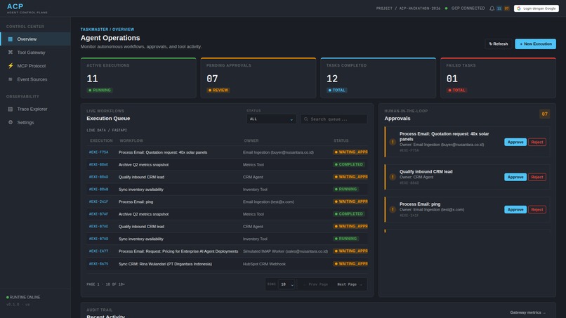 ACP - Agent Control Plane – screenshot 3