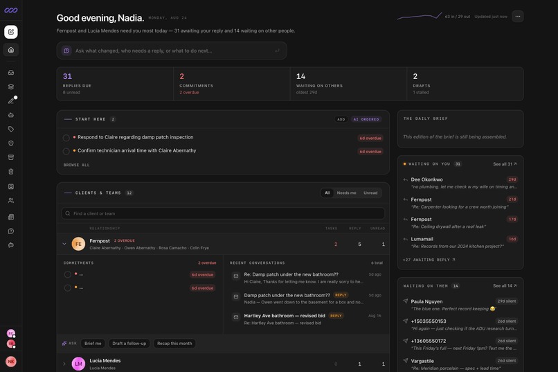 CommSync – screenshot 2