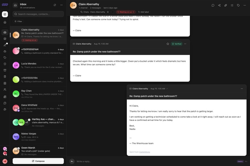 CommSync – screenshot 5