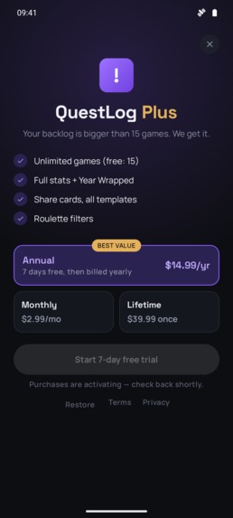 QuestLog – screenshot 6