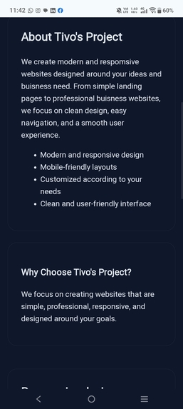 TIVO'S WEBSITE – screenshot 2