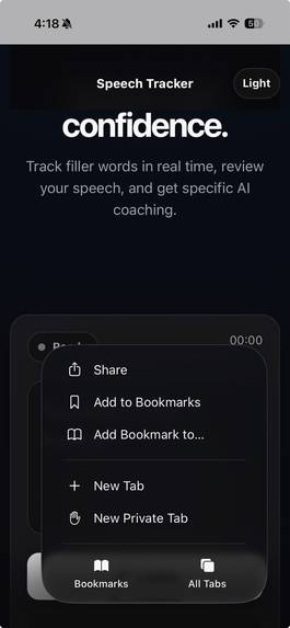 Speech TrackerAI – screenshot 1