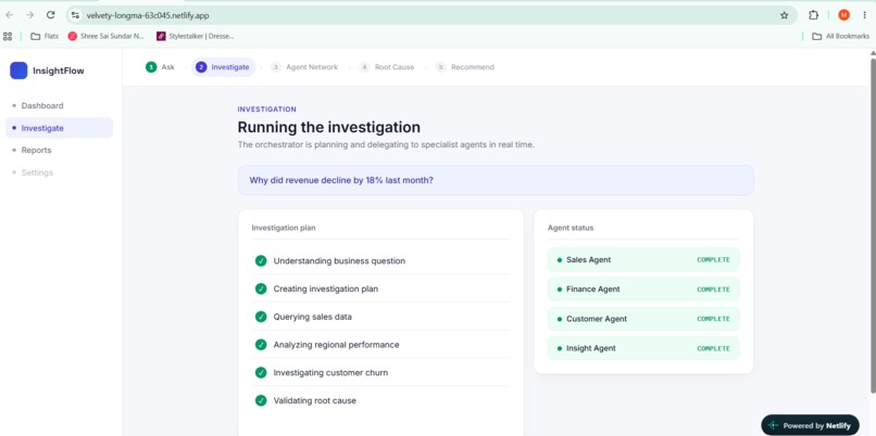 InsightFlow AI – screenshot 1