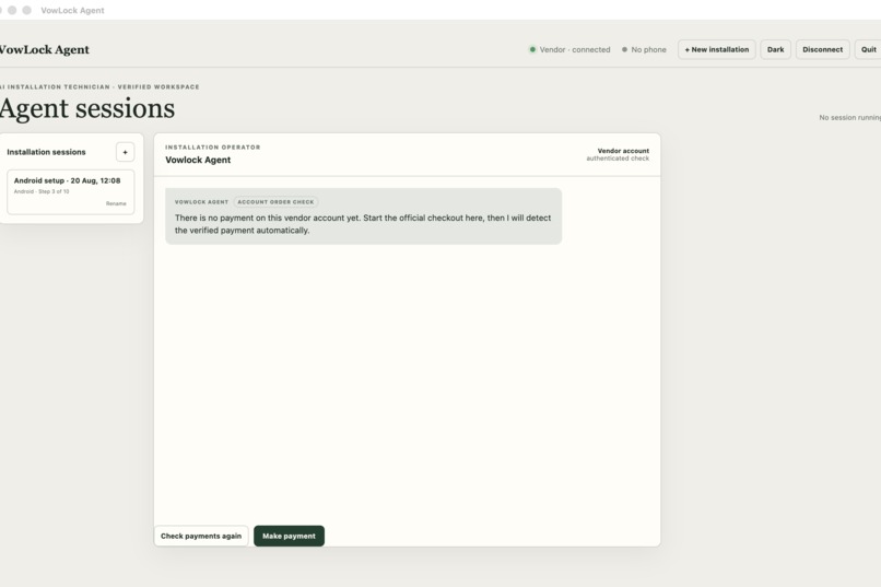 VowLock Setup Companion – screenshot 2