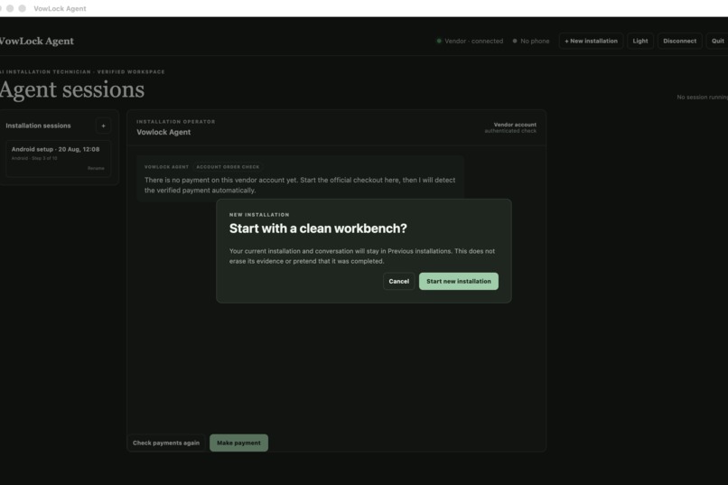 VowLock Setup Companion – screenshot 3