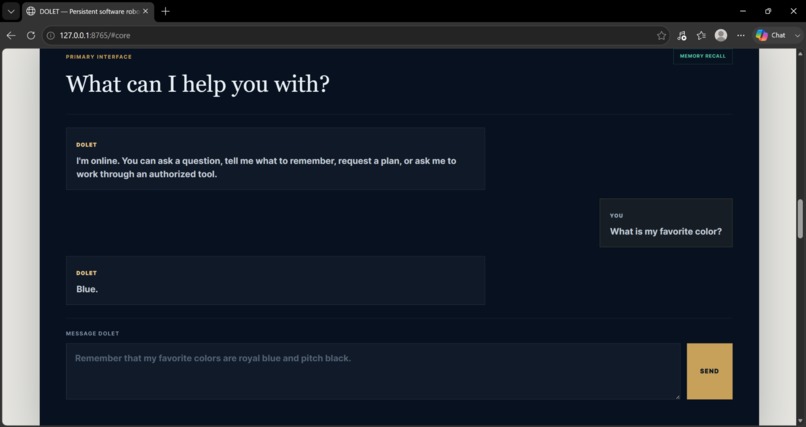 DOLET – screenshot 2