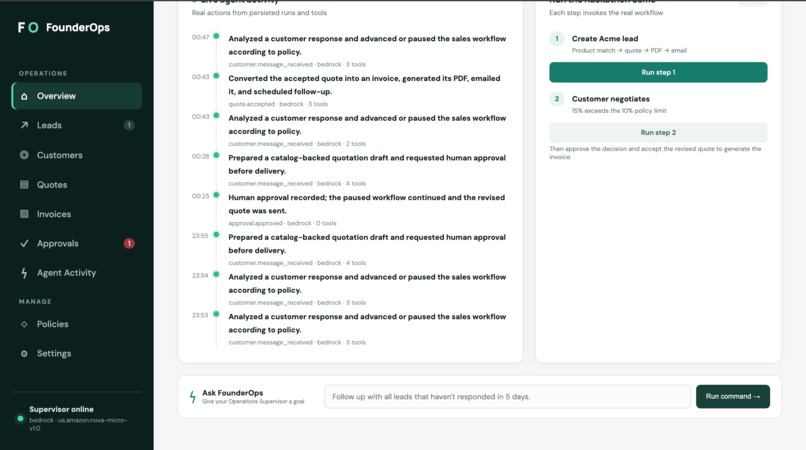 FounderOps – screenshot 3