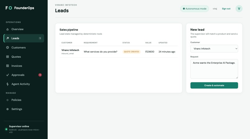 FounderOps – screenshot 4