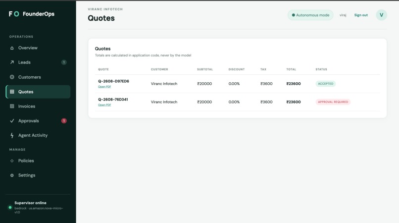 FounderOps – screenshot 6