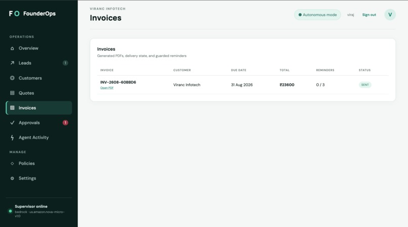 FounderOps – screenshot 7