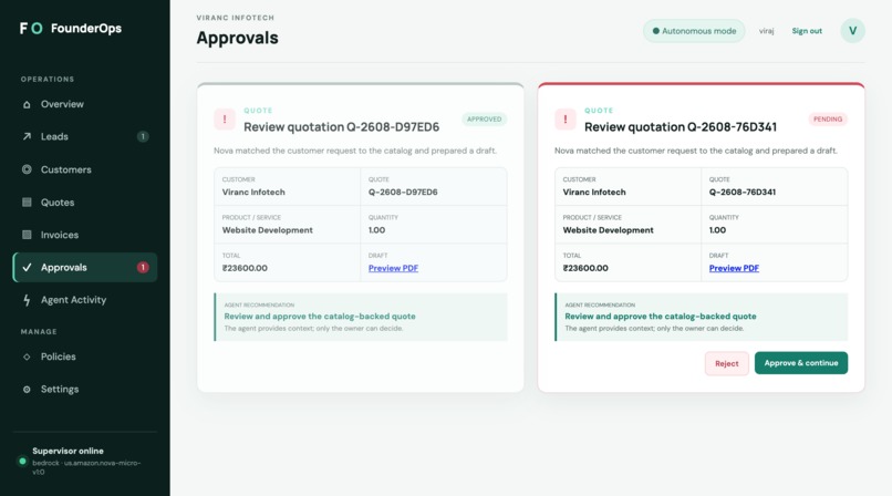 FounderOps – screenshot 8