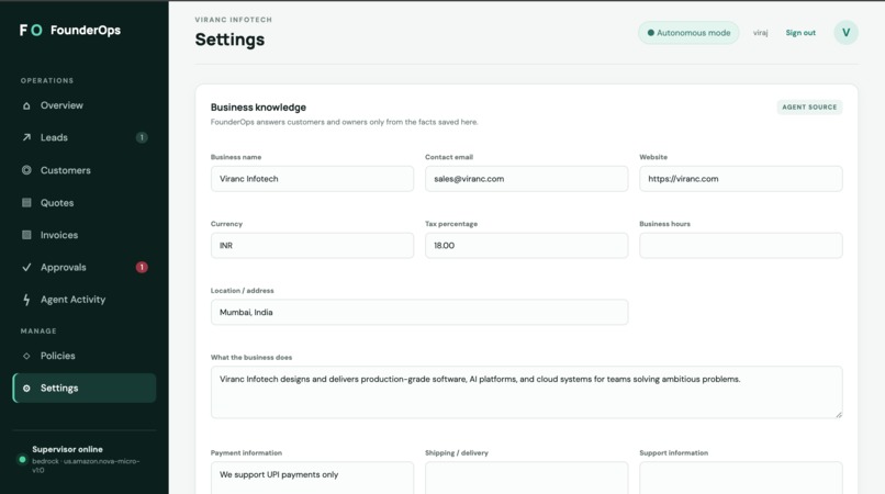 FounderOps – screenshot 11