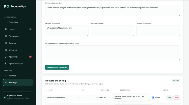 FounderOps – screenshot 12