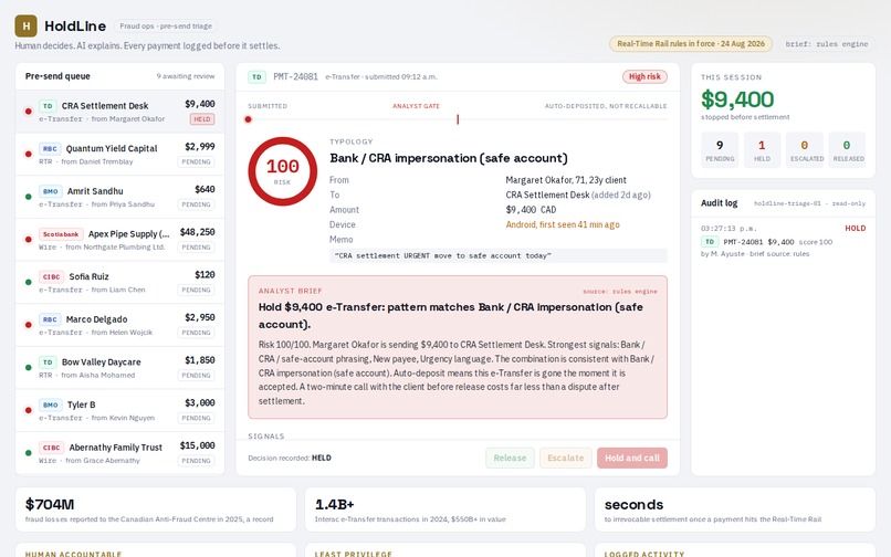 HoldLine – screenshot 1