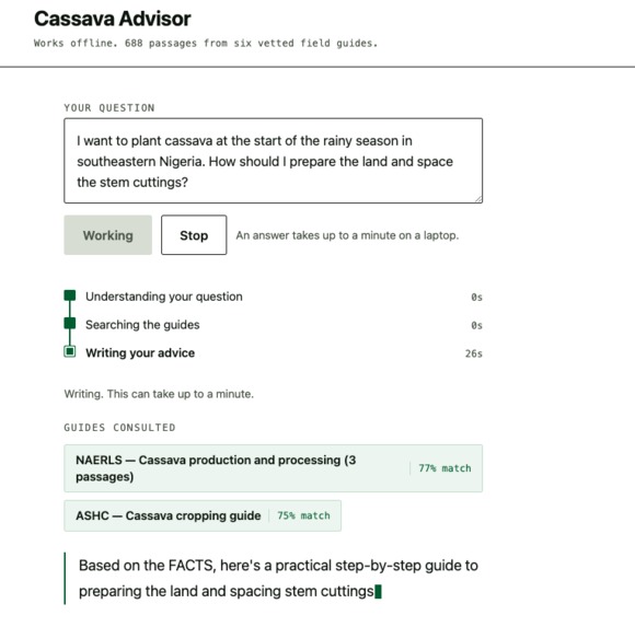 Offline Cassava Advisor – screenshot 4