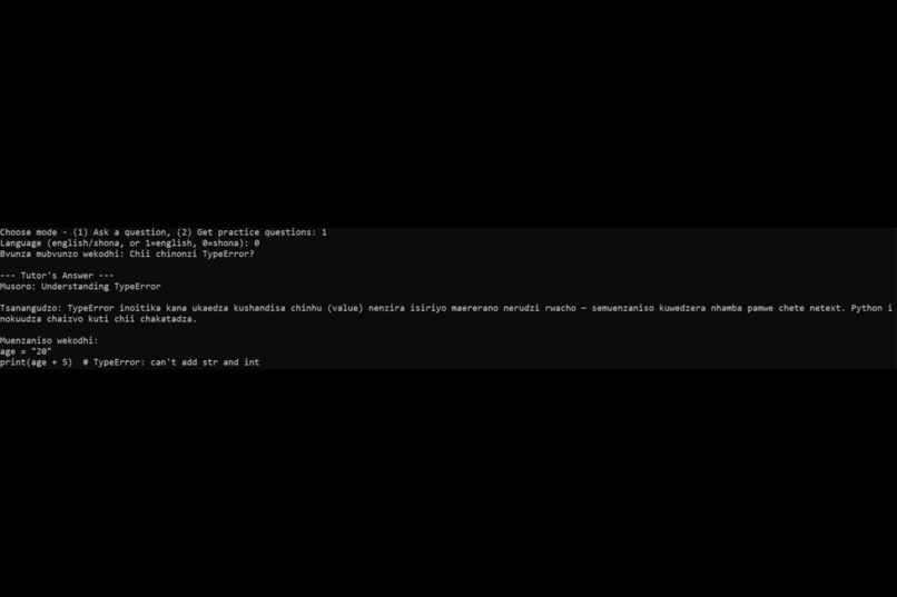 Offline Shona AI Coding Tutor – screenshot 6
