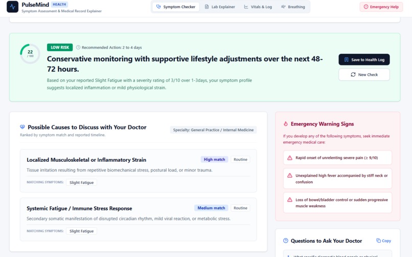 PulseMind - Medical Support – screenshot 4