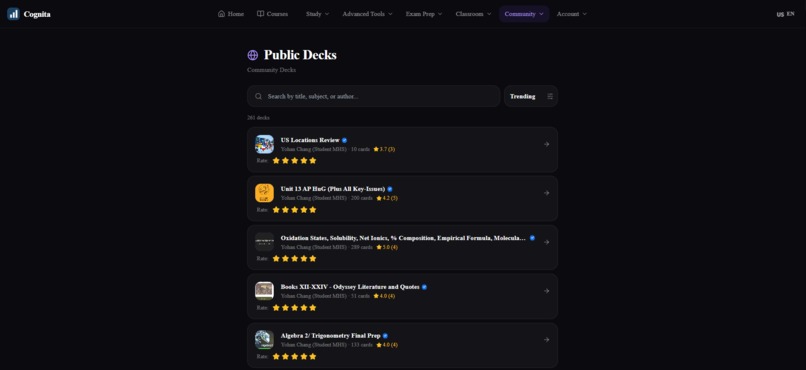 Cognita Study – screenshot 4