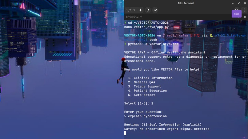 VECTOR AFYA – screenshot 4