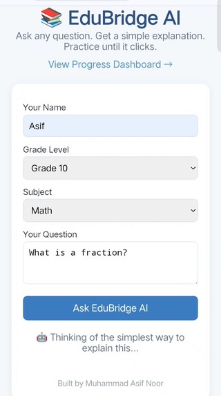 EduBridge AI – screenshot 1